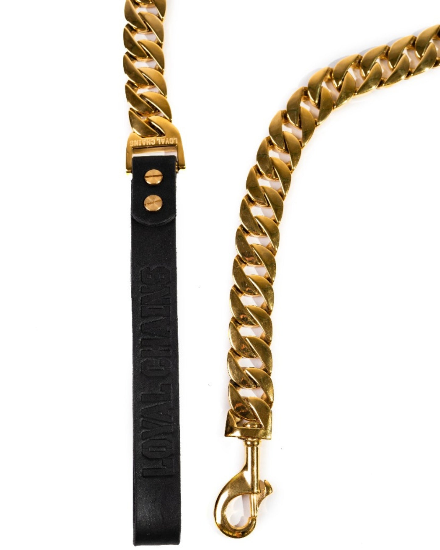 Close-up of the Cuban Gold Dog Leash